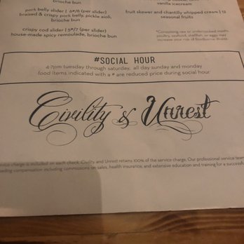 Civility & Unrest - Cocktail Bars Near Me - Bellevue, Washington Civility & Unrest - Cocktail Bars Near Me - Bellevue, Washington