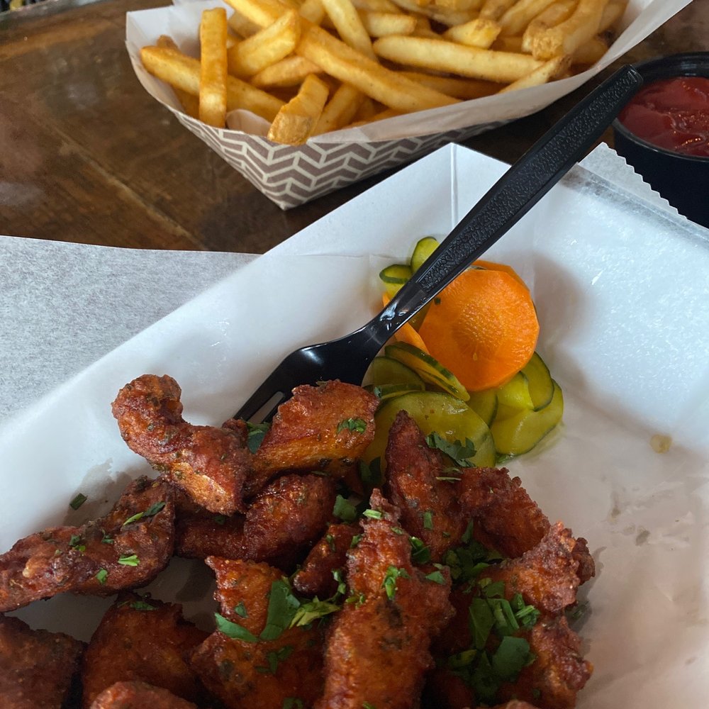 Home Skillet - chicken wings and french fries - American Near Me - Joplin, Missouri Home Skillet - chicken wings and french fries - American Near Me - Joplin, Missouri
