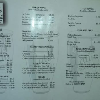Latin Cravings - Menu - Latin American Near Me - Bristol, Connecticut Latin Cravings - Menu - Latin American Near Me - Bristol, Connecticut