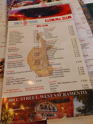 Menu photo 2 Sal's Tacos West Sacramento, CA