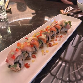 Jing - Rainbow California Roll, Beautiful lighting!! - Steakhouses Near Me - Scottsdale, Arizona Jing - Rainbow California Roll, Beautiful lighting!! - Steakhouses Near Me - Scottsdale, Arizona