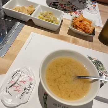 Kimchi - Miso soup - Korean Near Me - Ithaca, New York