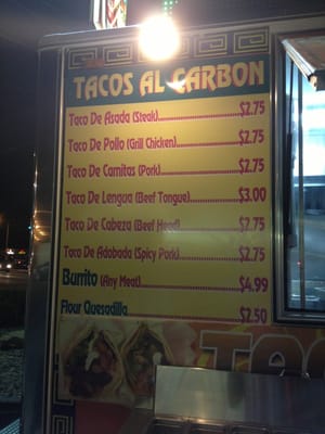 Tacos Al Carbon Mexican Food Truck by null