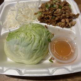 Thai Lettuce wraps (chicken)