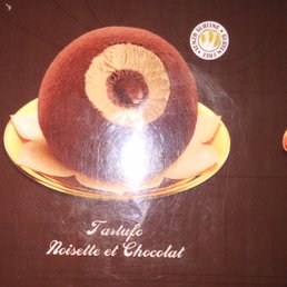 This is the tartufo picture in the menu- looks great right? But it is not what you get