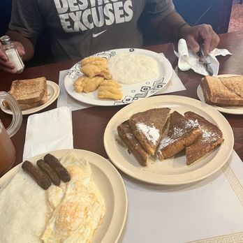 King's Family Restaurant - 3 Eggs, Side and Breakfast Meat and Toast Fresh Whiting Fish Eggs and Starch and Toast French Toast with Syrup and Butter - Soul Food Near Me - Newark, New Jersey King's Family Restaurant - 3 Eggs, Side and Breakfast Meat and Toast Fresh Whiting Fish Eggs and Starch and Toast French Toast with Syrup and Butter - Soul Food Near Me - Newark, New Jersey