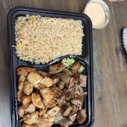 Osaka Express - Hibachi Steak and Hibachi Chicken with fried rice