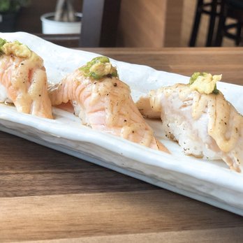 Sushi Koo - Tuna, Salmon and Salmon Belly Aburi - Sushi Bars Near Me - Coquitlam, British Columbia Sushi Koo - Tuna, Salmon and Salmon Belly Aburi - Sushi Bars Near Me - Coquitlam, British Columbia