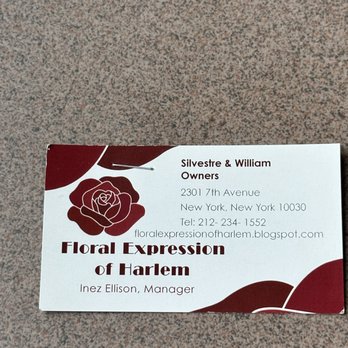 Floral Expressions - Their business card - Florists Near Me - New York, New York Floral Expressions - Their business card - Florists Near Me - New York, New York