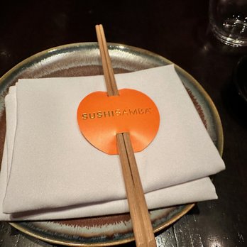 Sushisamba - Place setting. - Asian Fusion Near Me - Las Vegas, Nevada Sushisamba - Place setting. - Asian Fusion Near Me - Las Vegas, Nevada