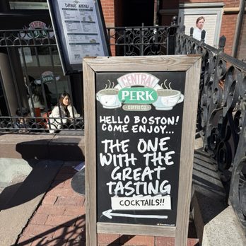 Central Perk Cafe - Coffee & Tea Near Me - Boston, Massachusetts