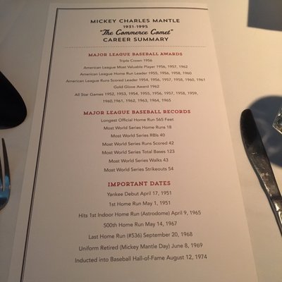 Menu photo 8 Mickey Mantle's Steakhouse Oklahoma City, OK Menu photo 8 Mickey Mantle's Steakhouse Oklahoma City, OK