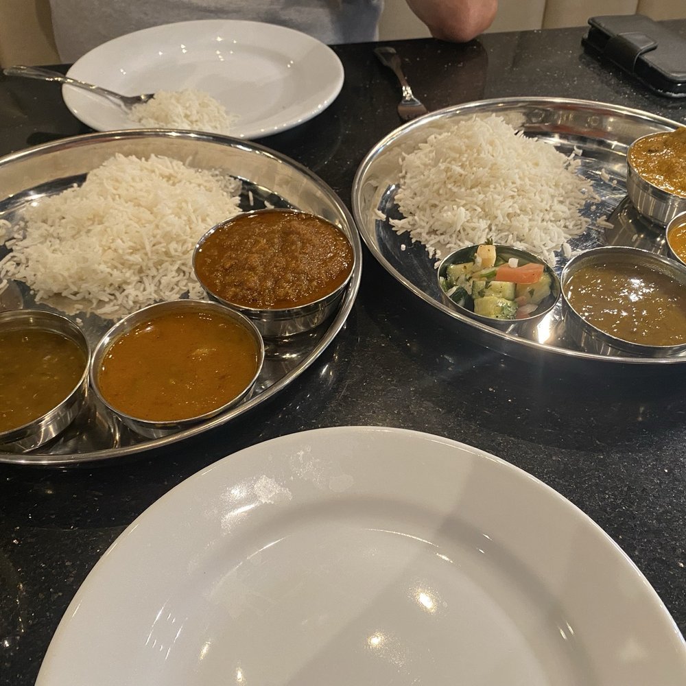 All India Cafe - Lovely presentation of our meals - Indian Near Me - Arcadia, California