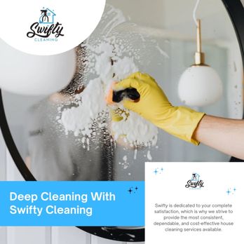 Swifty Cleaning - One Call, Cleans it all! We proudly offer reoccurring cleans, move out cleans, deep cleaning and carpet cleaning! - Home Cleaning Near Me