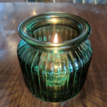 Hyde Park - After I wipe down my own table they brought me a candle. - Cocktail Bars Near Me - Webster, Texas