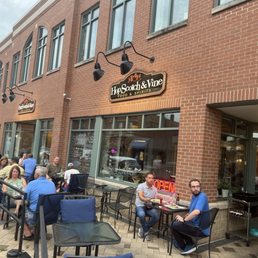 Exterior outside entrance of HopScotch & Vine - Outdoor Seating - Plainfield, Illinois Exterior outside entrance of HopScotch & Vine - Outdoor Seating - Plainfield, Illinois