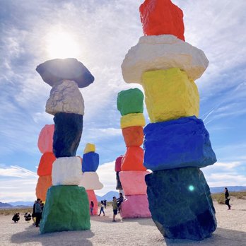Seven Magic Mountains - Public Art Near Me - Las Vegas, Nevada Seven Magic Mountains - Public Art Near Me - Las Vegas, Nevada