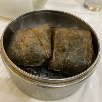 Ocean Palace - Sticky Rice with Meat in Lotus Leaf - Dim Sum Near Me - Houston, Texas
