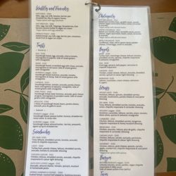 La Cuisine - Menu