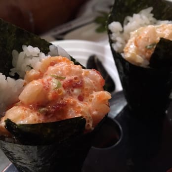 Ebisu - Spicy scallop hand roll - Sushi Bars Near Me - San Francisco, California