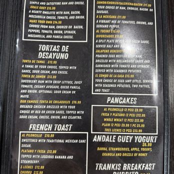 Orale Guey - Menu - Mexican Near Me - Columbus, Ohio