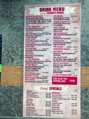 Menu photo 1 Margarita's Conroe, TX