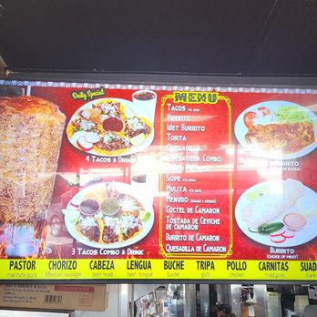 Tacos & Mariscos El Parque - No prices. - Mexican Near Me - Gardena, California