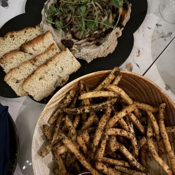 Space Cowboy - Fries and Baba Ghanoush - Cocktail Bars Near Me - Austin, Texas Space Cowboy - Fries and Baba Ghanoush - Cocktail Bars Near Me - Austin, Texas