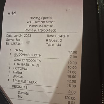 Bootleg Special - Check - Cajun/Creole Near Me - Boston, Massachusetts