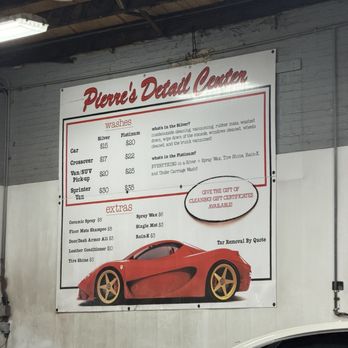 Pierre's Mini Detail Center - Prices as of January 3, 2026 - Car Wash Near Me - Chicago, Illinois Pierre's Mini Detail Center - Prices as of January 3, 2026 - Car Wash Near Me - Chicago, Illinois