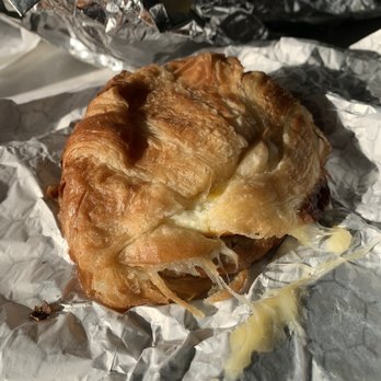 Bald Head Coffee Co - Sausage, Egg, + Cheese on a Croissant - Coffee & Tea Near Me - Cape Neddick, Maine Bald Head Coffee Co - Sausage, Egg, + Cheese on a Croissant - Coffee & Tea Near Me - Cape Neddick, Maine