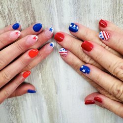 Icon Nails - My granddaughter and I got our nails done for the 4th of July!! Tammy did our nails.
