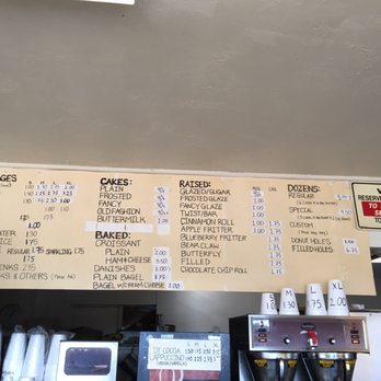 KD Donuts - Here is their menu (: - Donuts Near Me - Ventura, California