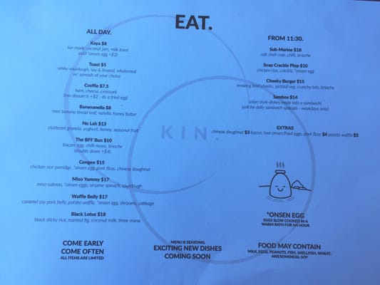 Menu photo 5 Kin Macquarie Park, NSW