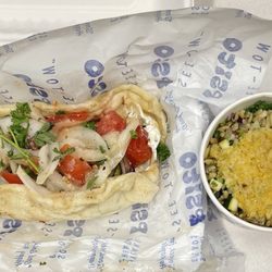 Psito - Veggie Souvlaki Pita & Freekeh Tabouleh
