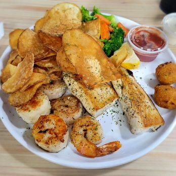 The Fish Joint - Grilled TRIFECTA (Shrimp, Scallops, Mahi) - Seafood Near Me - Coconut Creek, Florida The Fish Joint - Grilled TRIFECTA (Shrimp, Scallops, Mahi) - Seafood Near Me - Coconut Creek, Florida
