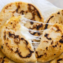 Mila's Pupuseria - Cheese pupusas