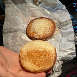 McDonald's - A bun with onions, was supposed to be double hamburger