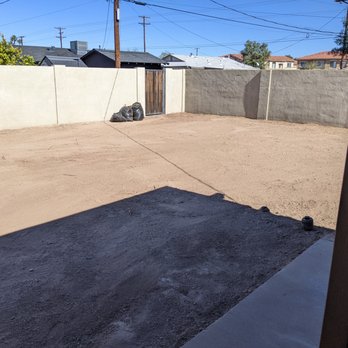 Blue Horizon Excavating & Grading - After - Yard Graded - Excavation Services Near Me - Phoenix, Arizona