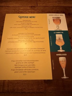 Menu photo 1 Bier Central Antwerp, VAN Menu photo 1 Bier Central Antwerp, VAN