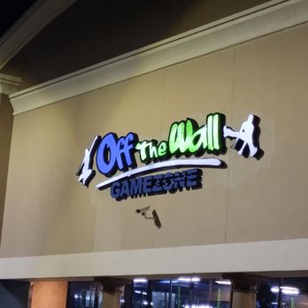Off the Wall Gamezone - Outside building sign - Amusement Parks Near Me - Coconut Creek, Florida