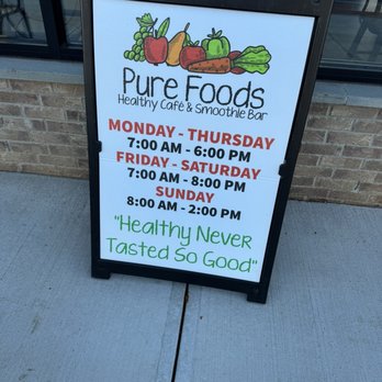 Pure Foods - Fall / Spring Hours - Themed Cafes Near Me - Bristol, Connecticut Pure Foods - Fall / Spring Hours - Themed Cafes Near Me - Bristol, Connecticut