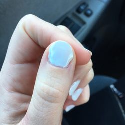 Very messy manicure from Top Nails, do not recommend this place.