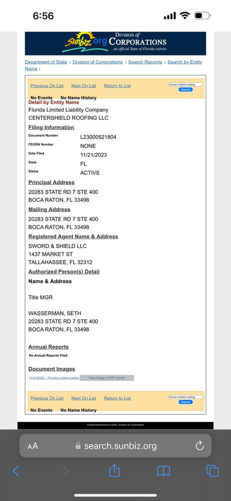 Slide of CenterShield Roofing