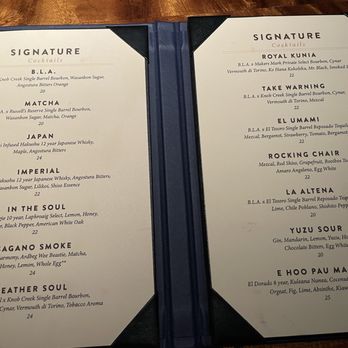 Bar Leather Apron - Menu - Cocktail Bars Near Me - Honolulu, Hawaii