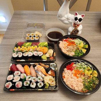 Itani Sushi - Variety of rolls, nigiri and Cold Cali Noodle Salad - Sushi Bars Near Me - Berkeley, California