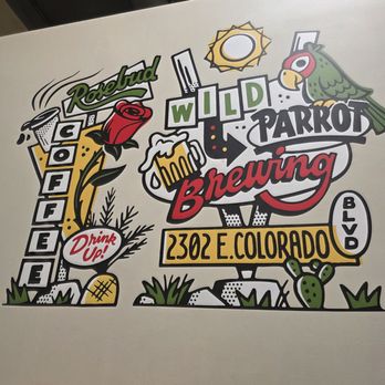 Wild Parrot Brewing Company - Cool art work - Breweries Near Me - Pasadena, California Wild Parrot Brewing Company - Cool art work - Breweries Near Me - Pasadena, California
