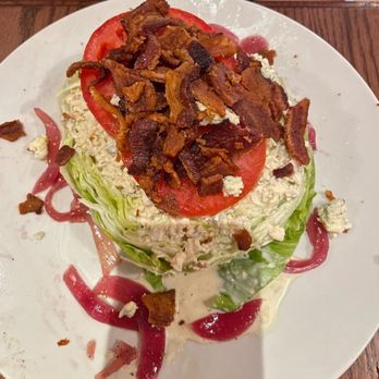 Carnation Cafe - Wedge Salad - wow look at all that bacon - American Near Me - Anaheim, California Carnation Cafe - Wedge Salad - wow look at all that bacon - American Near Me - Anaheim, California
