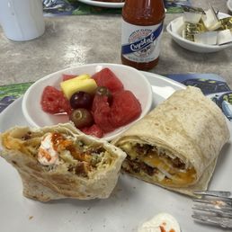 Breakfast Burrito with Bacon