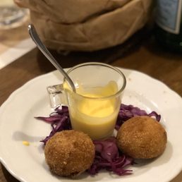 Arancini was delicious.  Gluten-free and very satisfying